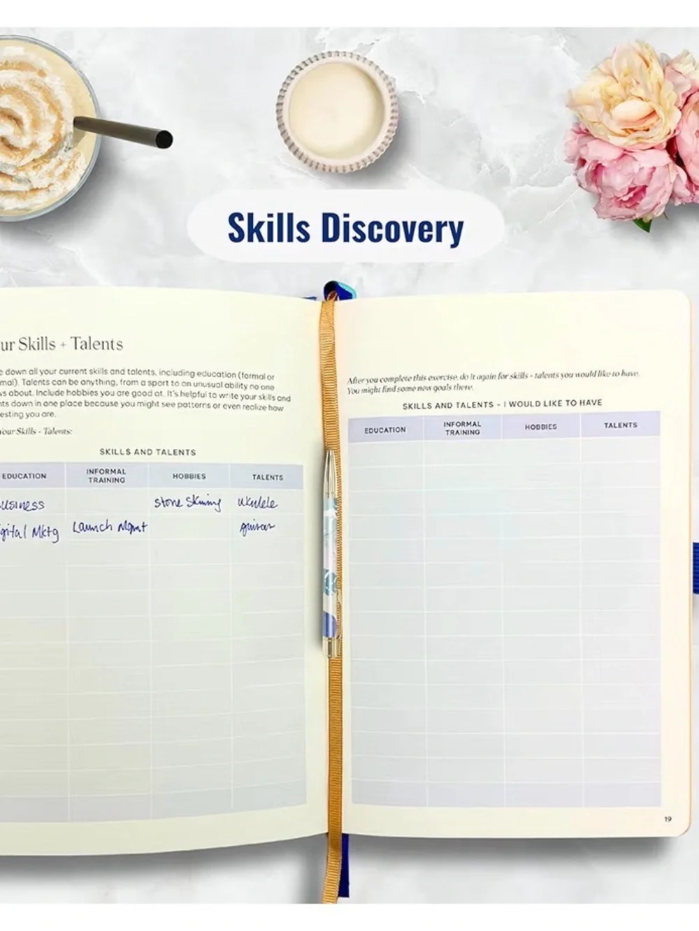 Undated Weekly Planner - Bright Blue 